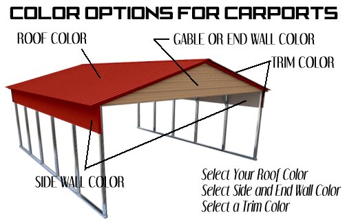 Color Options for Carports