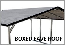 Double Carports Boxed Eave Roof