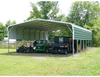 Carport | Regular Roof | 24W x 36L x 8H` | 2 Panels