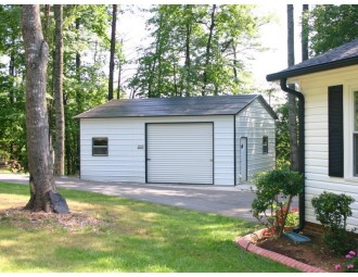 Garage | Boxed Eave Roof | 20W x 26L x 9H |  Side Entry Garage