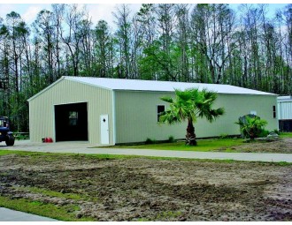 Pre-Fab Metal Building | Vertical Roof | 30W x 61L x 12H |  Steel Buildings